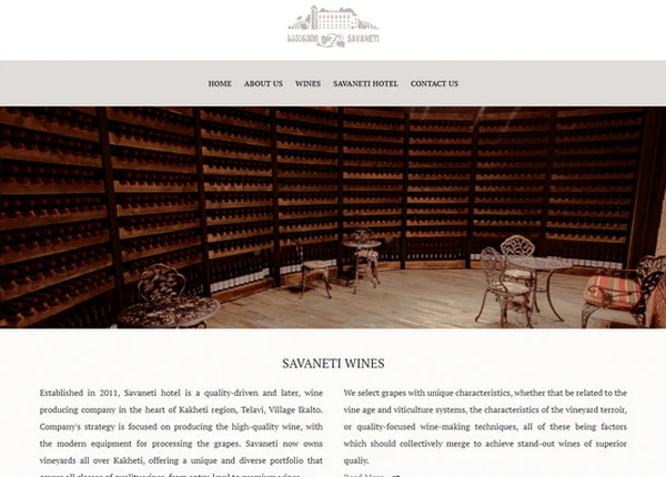 Project: Savaneti Wine