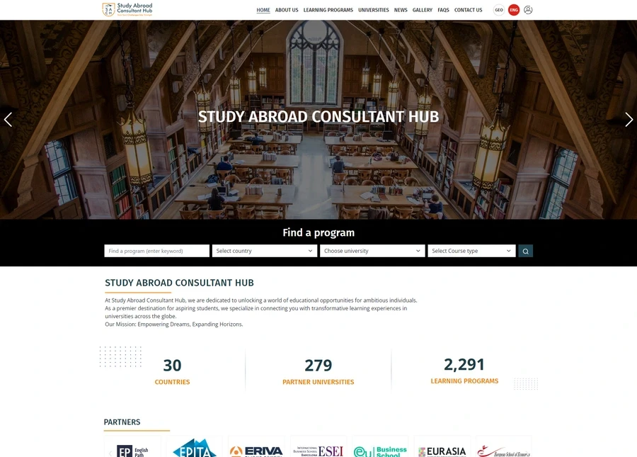 Project  Study Abroad Consultant Hub